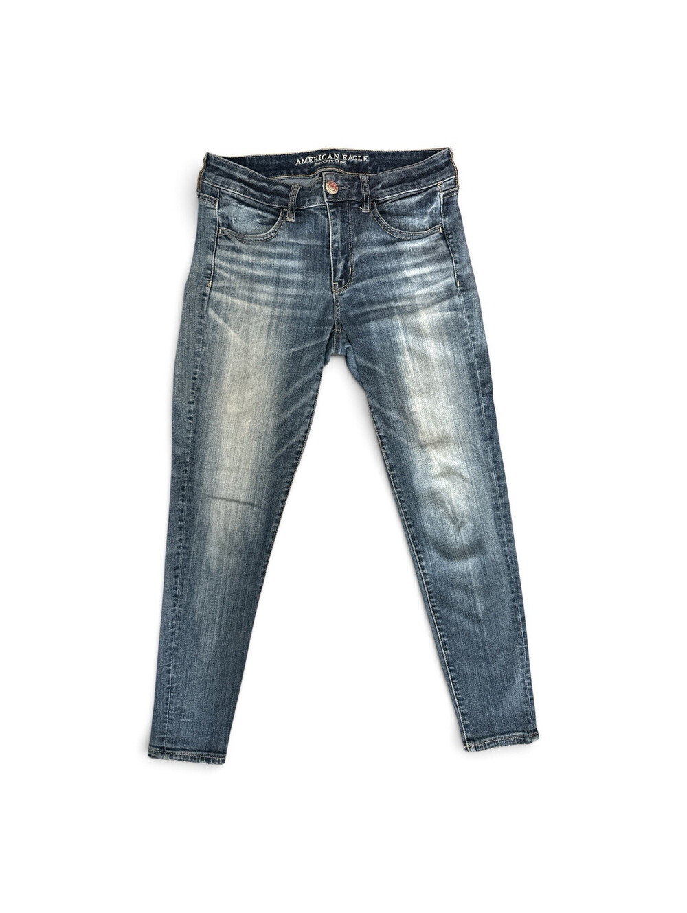 American Eagle Super Stretch Jegging Jeans Women's Blue Medium Wash Skinny